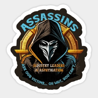 Assassins for Fantasy Tabletop Roleplayers Sticker